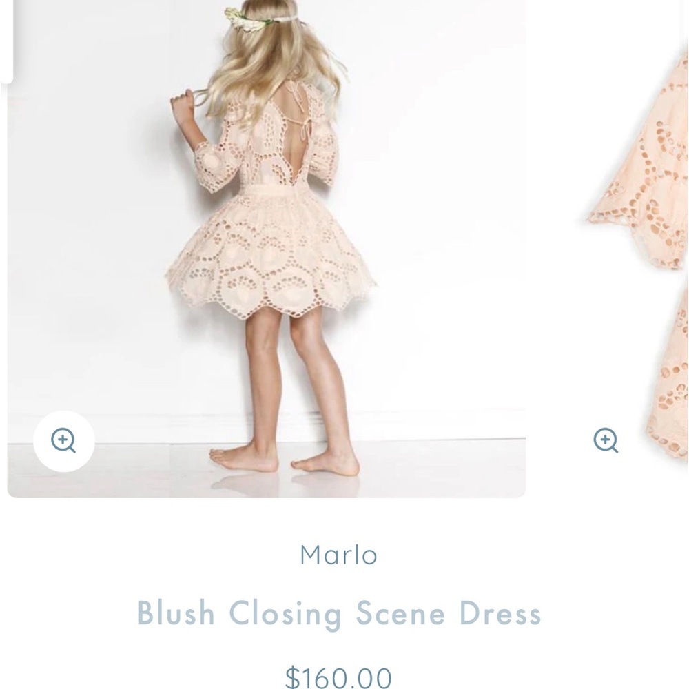 Girls Marlo closing scene dress 7-8 - Picture 4 of 13